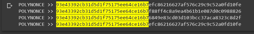 POLYNONCE ATTACK use BITCOIN signatures as a polynomial to an arbitrarily high power of 128 bits to obtain a private key